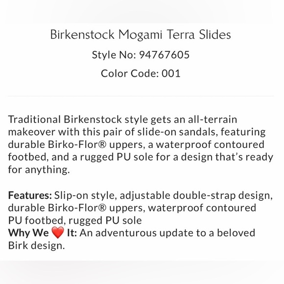 ▪️NWT Birkenstock Mogami Terra Slides - Picture 4 of 8